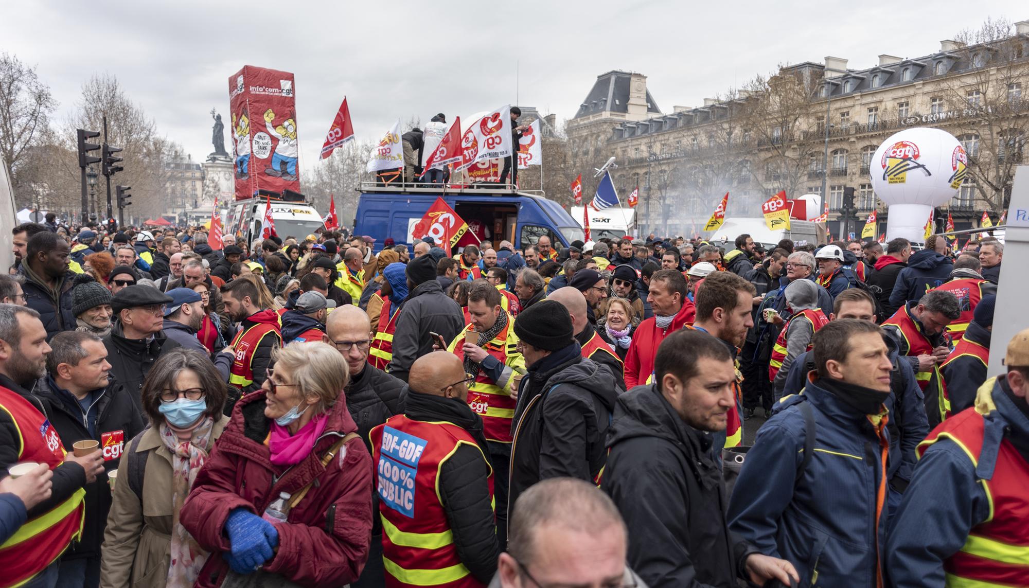 Movilizaciones en París contra la reforma de las jubilaciones - 1